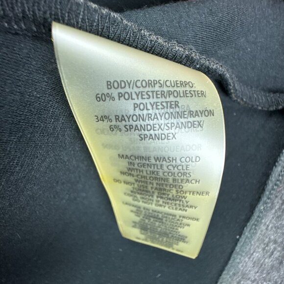 **SOLD**Betsey Johnson Performance Jacket Womens Large Gray Hooded Asymmetrical - Picture 7 of 15